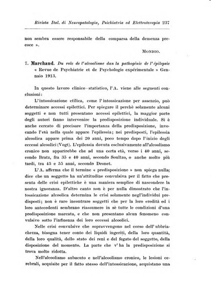 Rivista italiana di neuropatologia, psichiatria ed elettroterapia