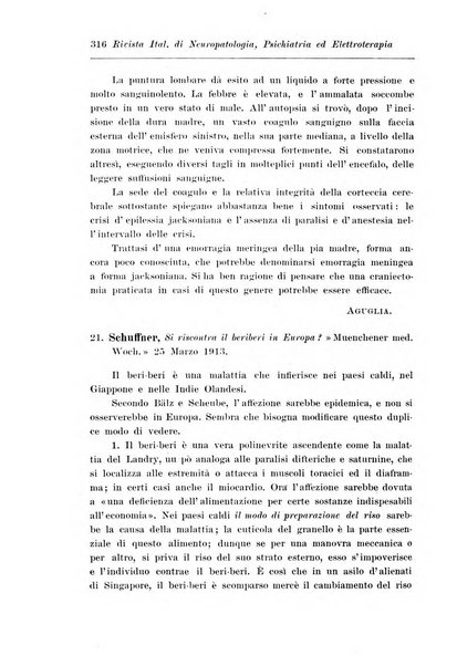 Rivista italiana di neuropatologia, psichiatria ed elettroterapia