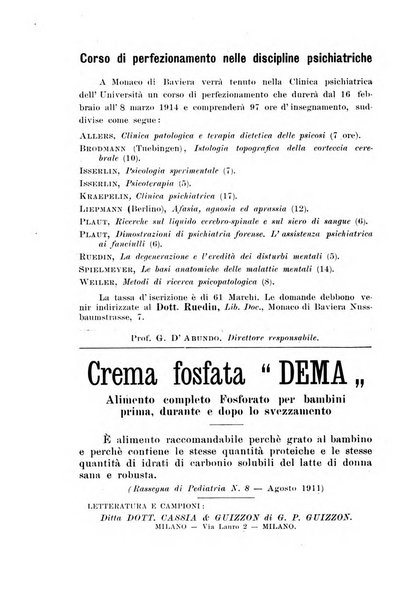 Rivista italiana di neuropatologia, psichiatria ed elettroterapia