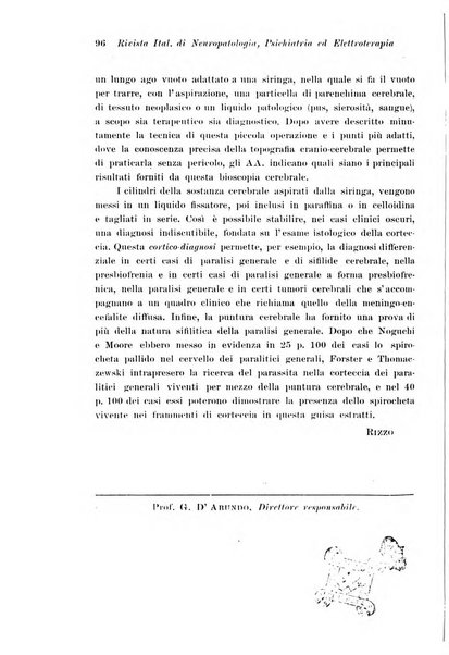 Rivista italiana di neuropatologia, psichiatria ed elettroterapia