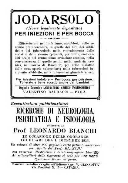 Rivista italiana di neuropatologia, psichiatria ed elettroterapia