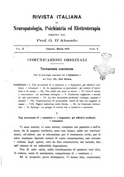 Rivista italiana di neuropatologia, psichiatria ed elettroterapia