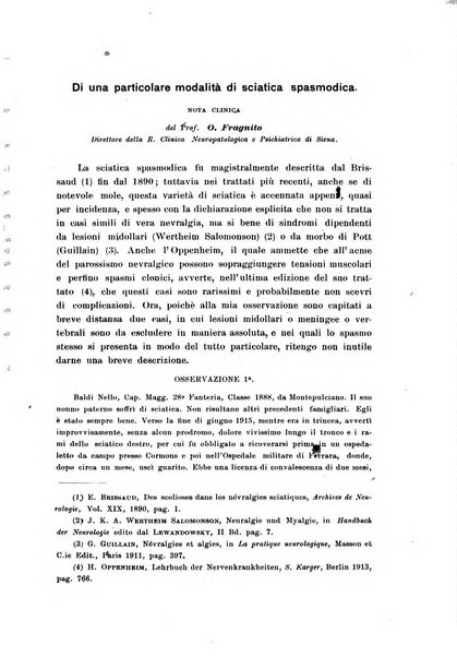 Rivista italiana di neuropatologia, psichiatria ed elettroterapia