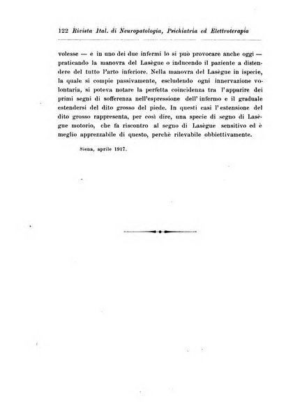 Rivista italiana di neuropatologia, psichiatria ed elettroterapia