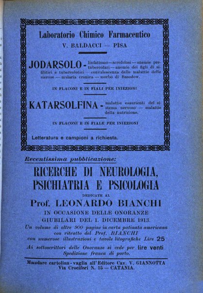 Rivista italiana di neuropatologia, psichiatria ed elettroterapia