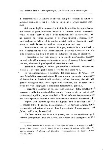 Rivista italiana di neuropatologia, psichiatria ed elettroterapia