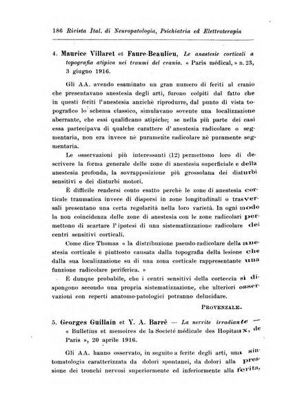 Rivista italiana di neuropatologia, psichiatria ed elettroterapia