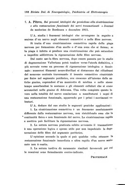 Rivista italiana di neuropatologia, psichiatria ed elettroterapia