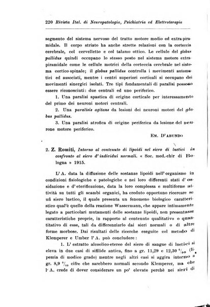 Rivista italiana di neuropatologia, psichiatria ed elettroterapia