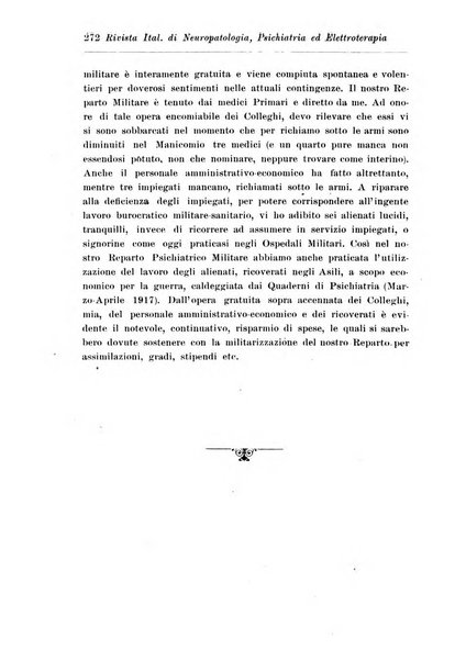 Rivista italiana di neuropatologia, psichiatria ed elettroterapia