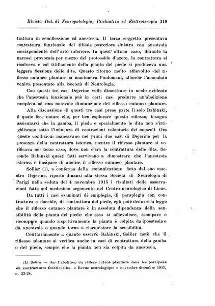 Rivista italiana di neuropatologia, psichiatria ed elettroterapia