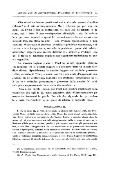 Rivista italiana di neuropatologia, psichiatria ed elettroterapia