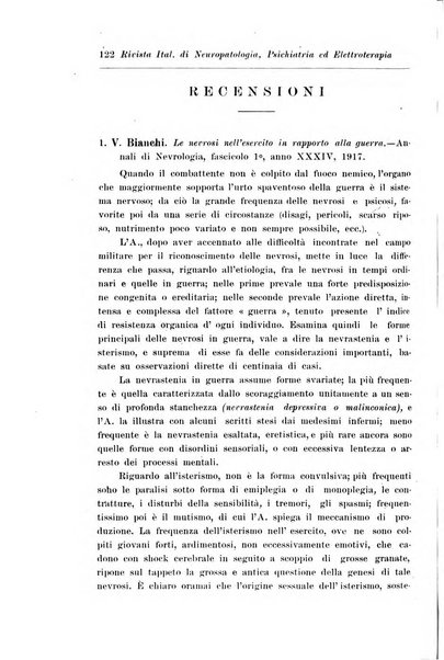 Rivista italiana di neuropatologia, psichiatria ed elettroterapia