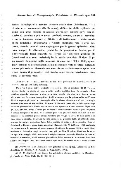 Rivista italiana di neuropatologia, psichiatria ed elettroterapia