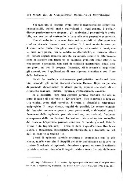 Rivista italiana di neuropatologia, psichiatria ed elettroterapia