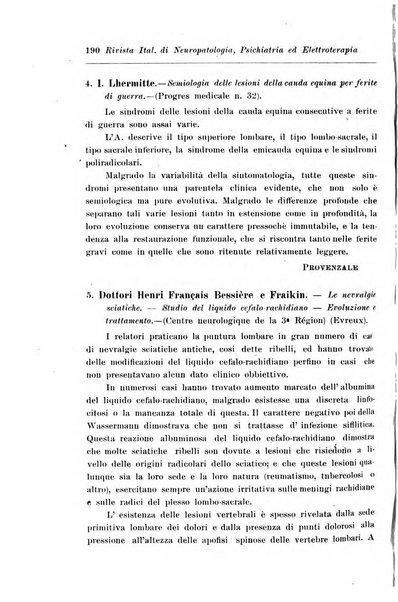 Rivista italiana di neuropatologia, psichiatria ed elettroterapia