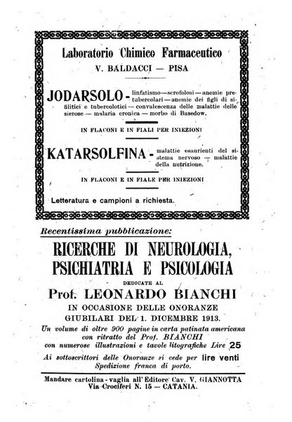 Rivista italiana di neuropatologia, psichiatria ed elettroterapia