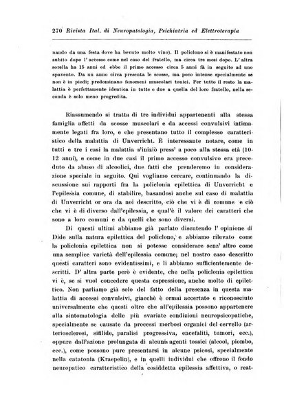 Rivista italiana di neuropatologia, psichiatria ed elettroterapia