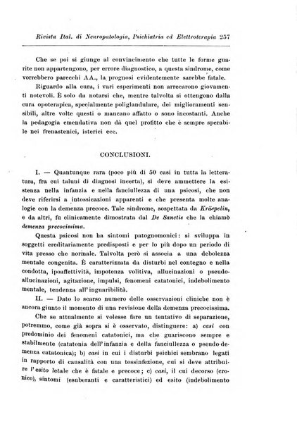 Rivista italiana di neuropatologia, psichiatria ed elettroterapia