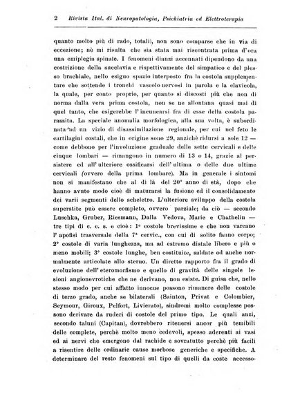 Rivista italiana di neuropatologia, psichiatria ed elettroterapia