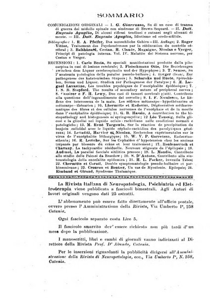 Rivista italiana di neuropatologia, psichiatria ed elettroterapia