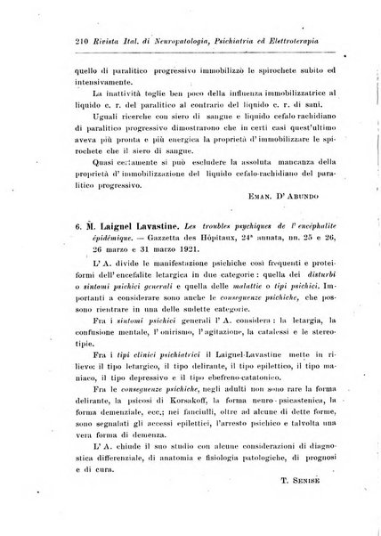 Rivista italiana di neuropatologia, psichiatria ed elettroterapia