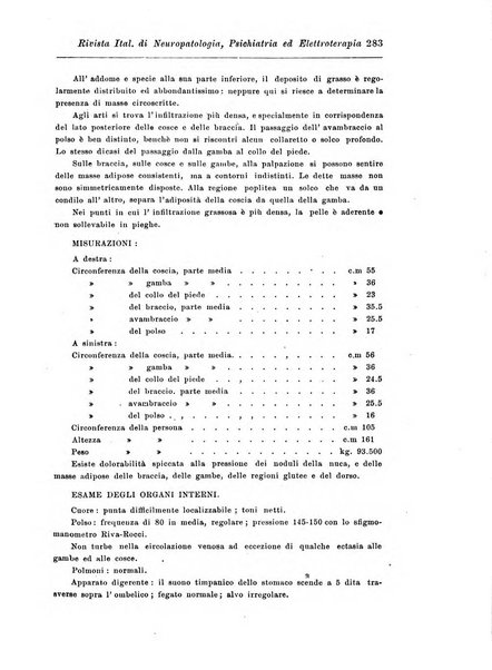 Rivista italiana di neuropatologia, psichiatria ed elettroterapia