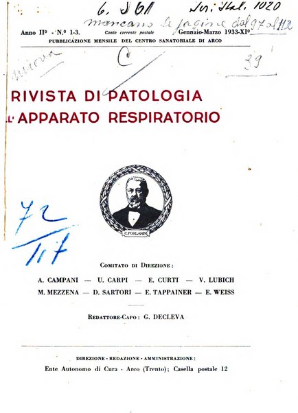 Rivista di patologia dell'apparato respiratorio