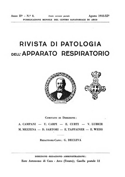 Rivista di patologia dell'apparato respiratorio