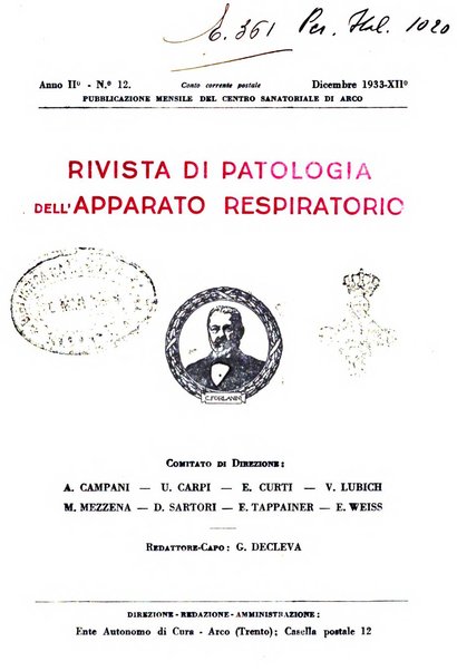 Rivista di patologia dell'apparato respiratorio