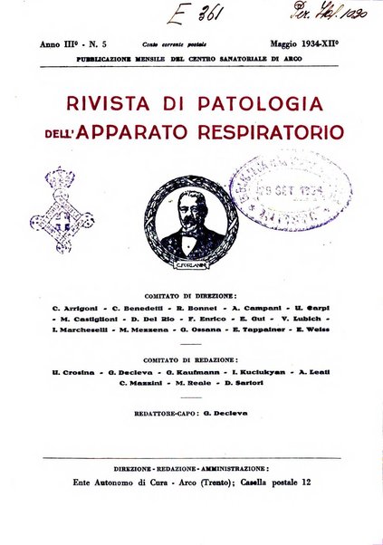 Rivista di patologia dell'apparato respiratorio