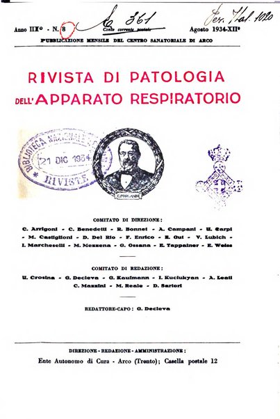 Rivista di patologia dell'apparato respiratorio