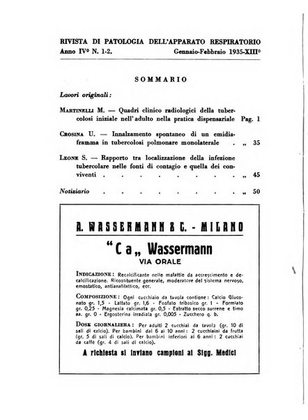 Rivista di patologia dell'apparato respiratorio