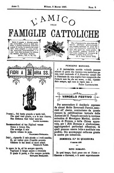 L'amico delle famiglie cattoliche