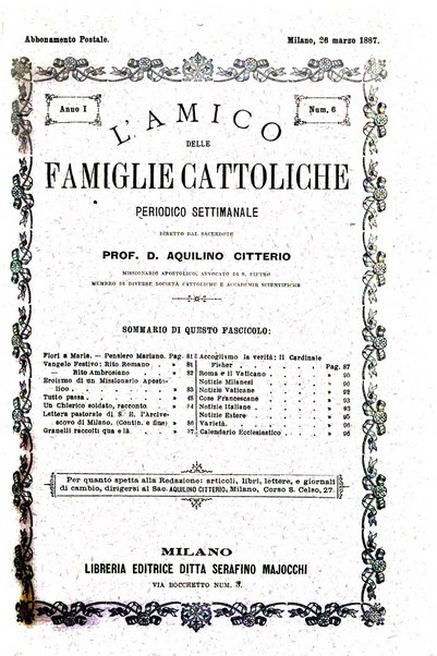 L'amico delle famiglie cattoliche