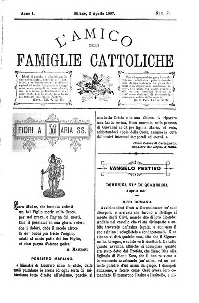 L'amico delle famiglie cattoliche