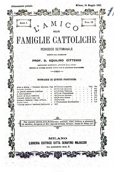 L'amico delle famiglie cattoliche