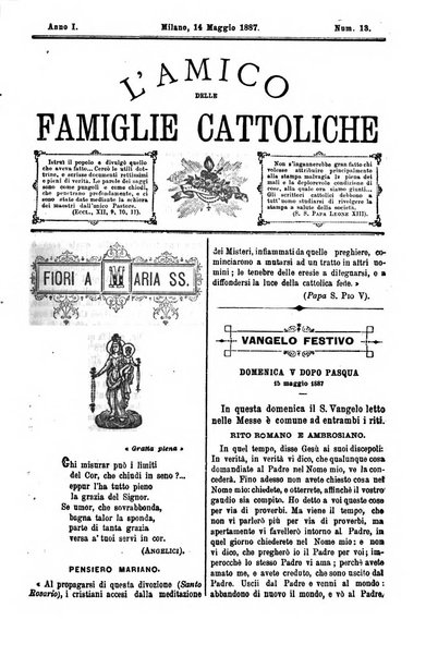 L'amico delle famiglie cattoliche