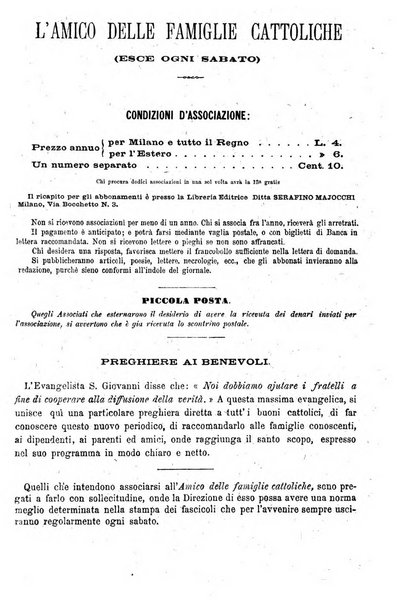 L'amico delle famiglie cattoliche