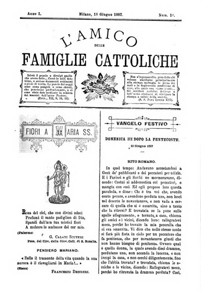 L'amico delle famiglie cattoliche