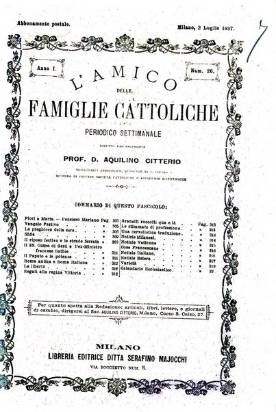 L'amico delle famiglie cattoliche