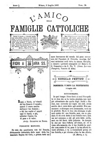 L'amico delle famiglie cattoliche