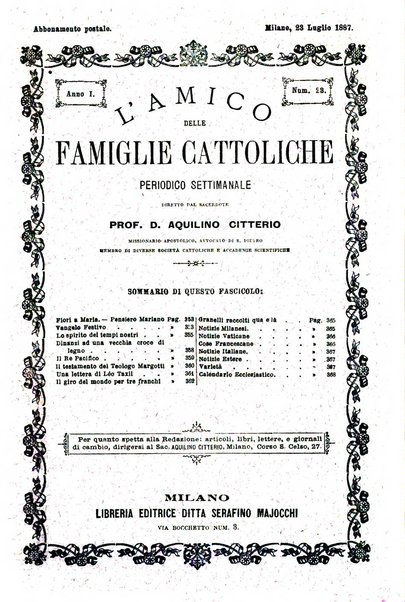 L'amico delle famiglie cattoliche