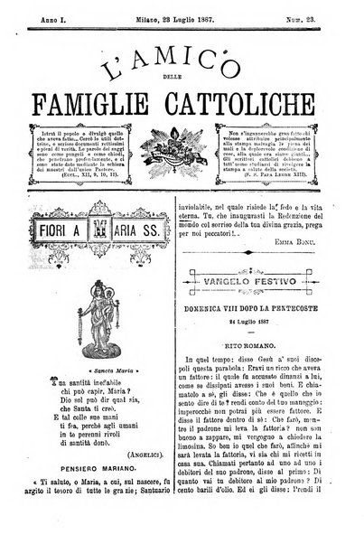 L'amico delle famiglie cattoliche