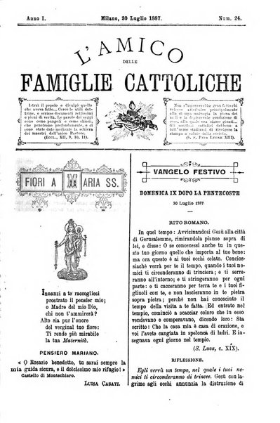 L'amico delle famiglie cattoliche