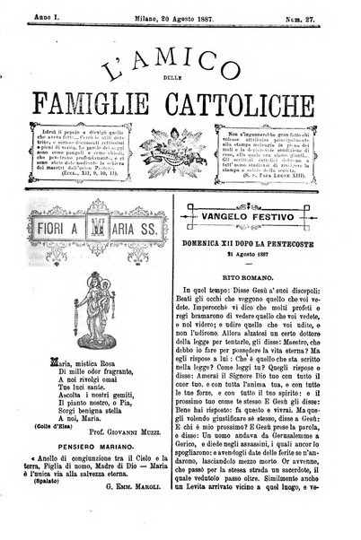 L'amico delle famiglie cattoliche