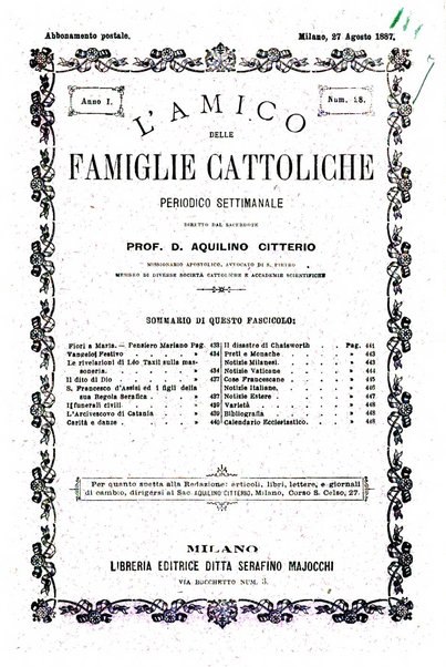 L'amico delle famiglie cattoliche