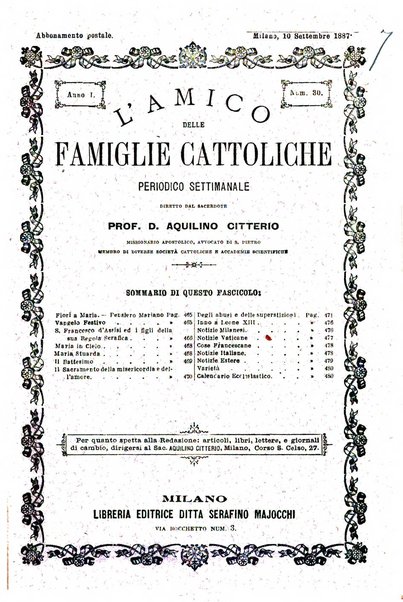 L'amico delle famiglie cattoliche