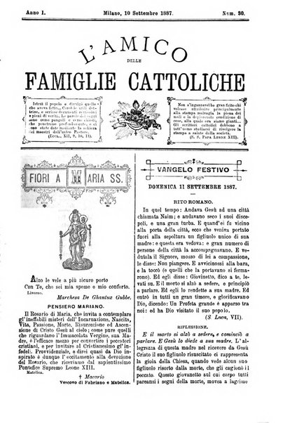 L'amico delle famiglie cattoliche