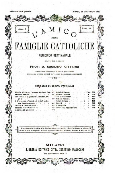 L'amico delle famiglie cattoliche